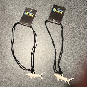Two shark necklace never worn